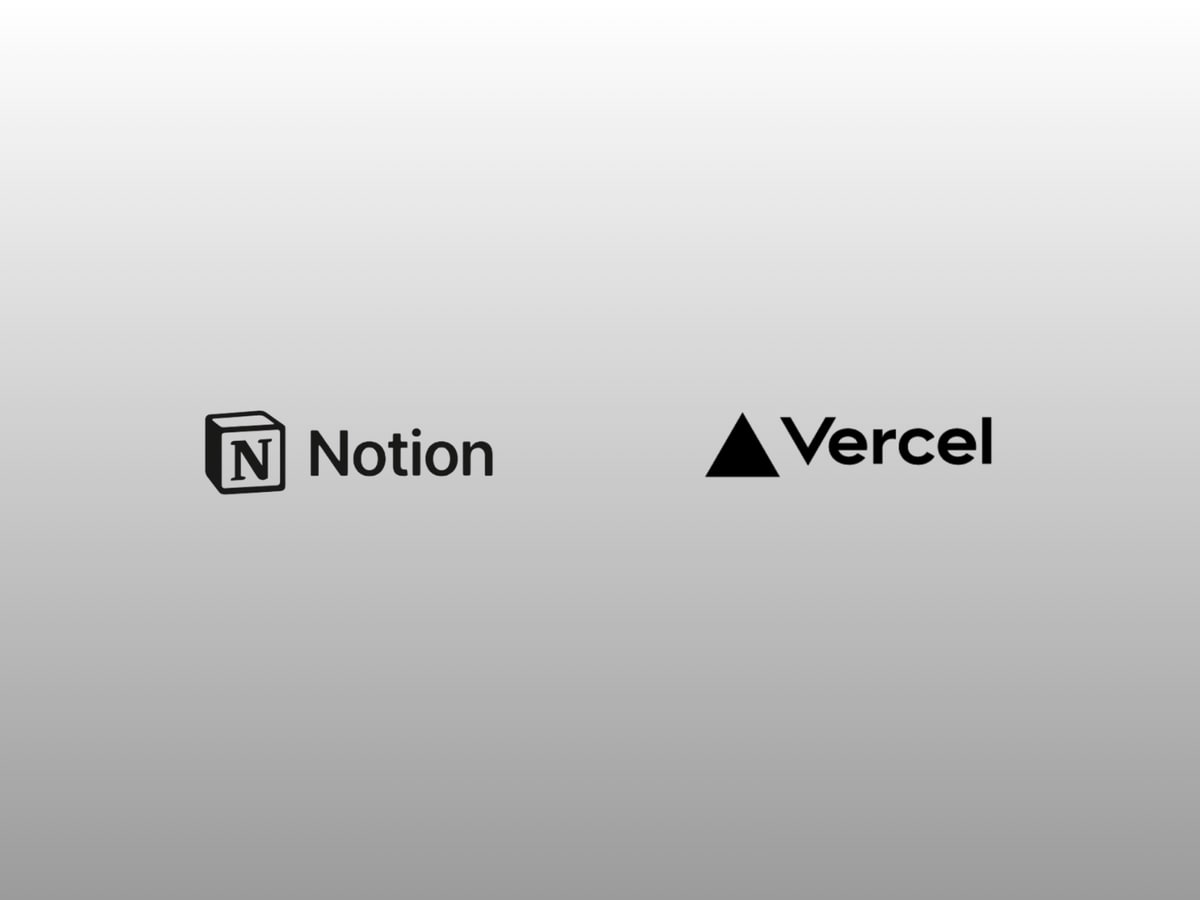Vercel은 해킹됐고 Notion은 새고 있었다. AI SaaS는 왜 경계를 잃는가를 설명하기 위한 두 기업의 로고 이미지.